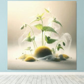 Botanical Sphere Composition Canvas Afdruk (Insitu (Houten vloer))
