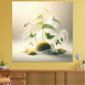 Botanical Sphere Composition Canvas Afdruk (Insitu (Woonkamer))