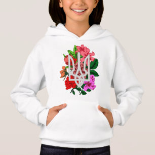 Botanical still and Oekrainian trident tryzub