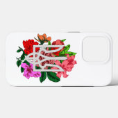 Botanical still and Oekrainian trident tryzub Case-Mate iPhone Case (Achterkant (horizontaal))