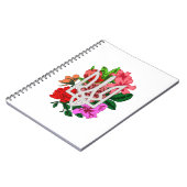 Botanical still and Oekrainian trident tryzub Notitieboek (Linkerzijde)