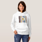 Botanical Stripe Bloom Hoodie for Women (Voorkant volledig)