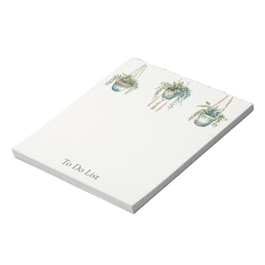 Botanical To Do List Notitieblok (Linkerzijde)