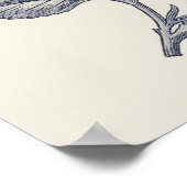 Botanical Toile | Hydrangea Vignette Poster (Hoek)