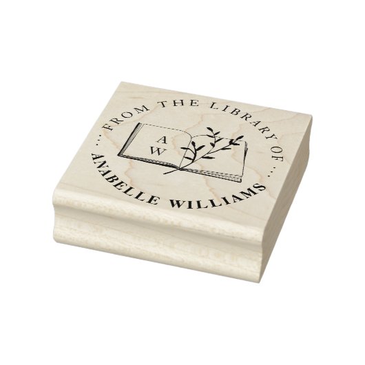  Botanical uit de Library of Custom Book Rubberstempel (Stempel)