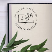  Botanical uit de Library of Custom Book Rubberstempel