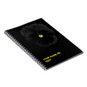 Botanical Velvet: The 'Sorbet Black Delight' Viola Notitieboek (Rechterzijde)