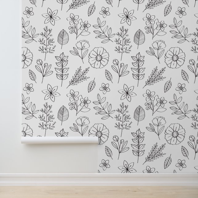 Botanical Wall Pattern Behang (Applicatie)