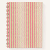 Botanical Wavy Stripe Notitieboek (Voorkant)