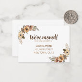 Botanical We hebben nieuwe Home Aankondiging Kaart (Voorkant / Achterkant in situ)