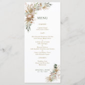Botanical Wedding Menus Menu (Voorkant)