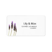Botanical Wedding Return Address Labels (Voorkant)