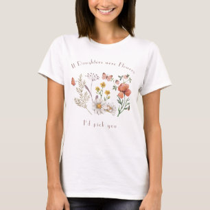 Botanical Wildflower Daughter T-shirt