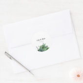 Botanical Wildflower Wedding Sticker (Envelop)