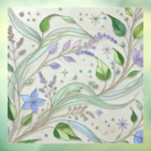 Botanical Window Cling – Prachtige Natuur kunst Raamsticker (Vel 3)