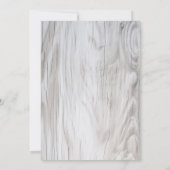 Botanical Wood Snowflake Ornament Holiday Card Feestdagenkaart (Achterkant)