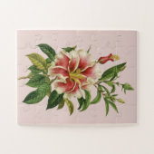 Botanicals Flower Modern Art II Poster Legpuzzel (Horizontaal)