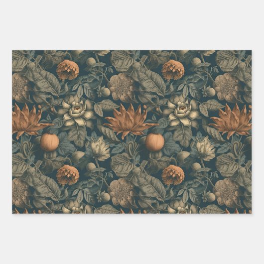  Botanicals II inpakpapier bladen (Voorkant 3)