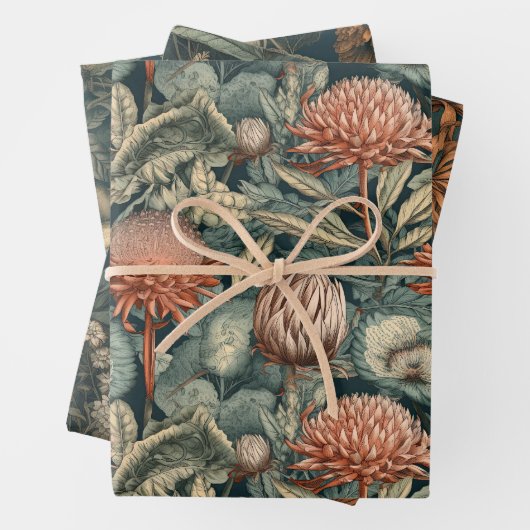  Botanicals II inpakpapier bladen (In situ)