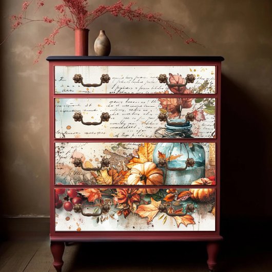  Botanicals & Inkwell Herinneringen Decoupage Tissuepapier
