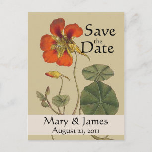  Botanicals Save the Date Briefkaart