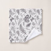  botanie & vlinderpatroon bad handdoek (Wasdoekje)