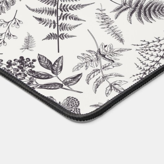 botanie & vlinderpatroon bureaumat (Hoek)