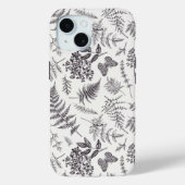 botanie & vlinderpatroon Case-Mate iPhone case (Achterkant)