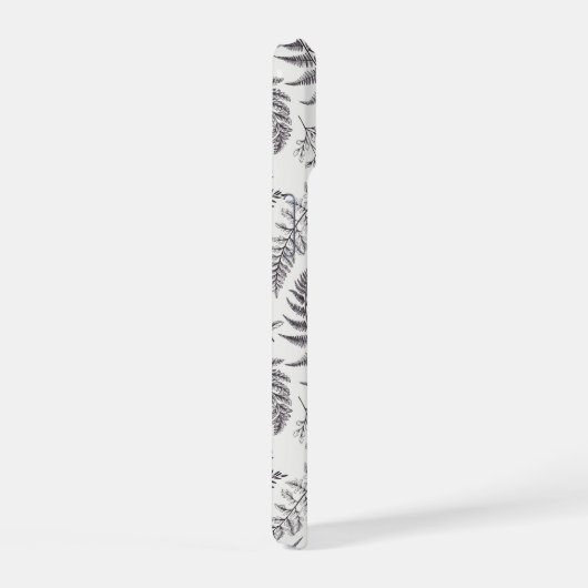 botanie & vlinderpatroon iPhone 15 case (Rechterkant)