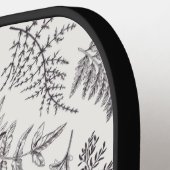  botanie & vlinderpatroon pickleball paddle (Links Detail)