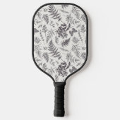 botanie & vlinderpatroon pickleball paddle (Achterkant)