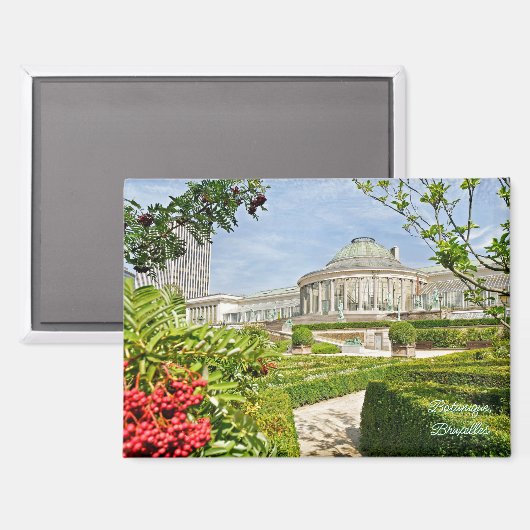 Botanique park in Brussel Magneet (Voorkant / Achterkant)