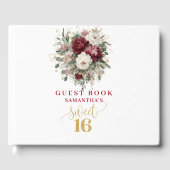 Botanisch 16e verjaardag gastenboek teken (Voorkant)