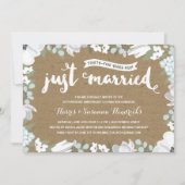 Botanisch | 35e Jubileum-bruiloft Kaart (Voorkant)