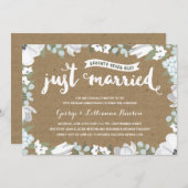 Botanisch | 70ste trouwdagfeest kaart (Voorkant / Achterkant)