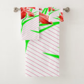 Botanisch Abstract Bad Handdoek (Insitu)