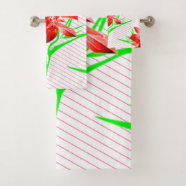 Botanisch Abstract Bad Handdoek