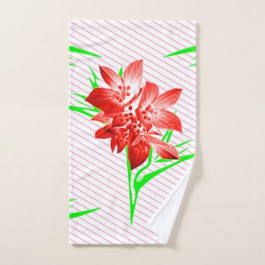Botanisch Abstract Bad Handdoek (Handdoek)