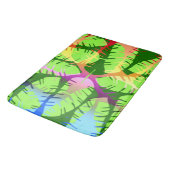 BOTANISCH ABSTRACT BANANENBLADEREN BADMAT (Gekanteld)