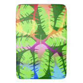 BOTANISCH ABSTRACT BANANENBLADEREN BADMAT (Voorkant Verticaal)