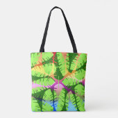 BOTANISCH ABSTRACT BANANENBLADEREN TOTE BAG (Achterkant)