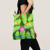 BOTANISCH ABSTRACT BANANENBLADEREN TOTE BAG (Dichtbij)