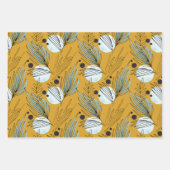 Botanisch Abstract patroon Inpakpapier Vel (Voorkant 2)