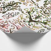 Botanisch Abstract Verpakkingsdocument Cadeaupapier (Hoek)