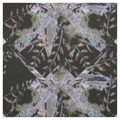 Botanisch Abstract (zwart) Stof (Swatch)