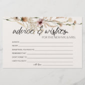 botanisch advies wil huwelijk briefpapier (Voorkant)