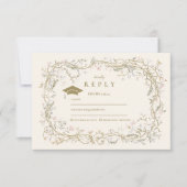  botanisch Afstuderen RSVP Kaartje (Voorkant)