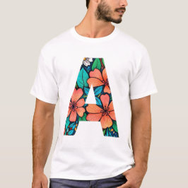 Botanisch alfabet t-shirt