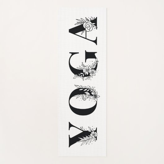 Botanisch alfabet yogamat (Voorkant)