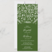 Botanisch alles in één groene weddenschap kaart (Voorkant)